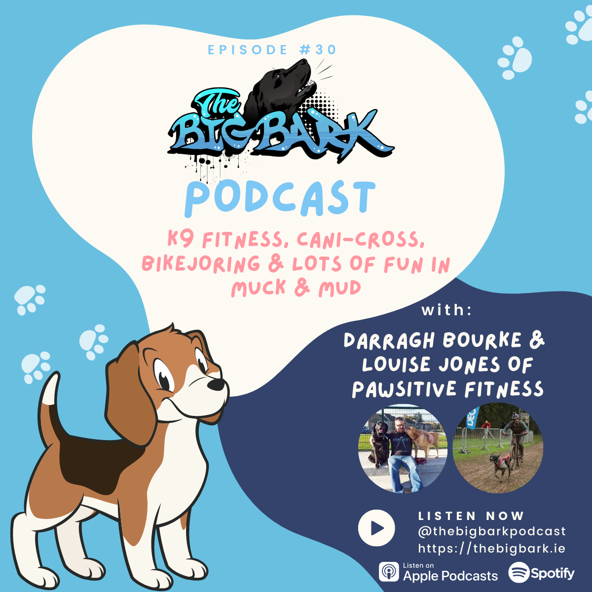 The Big Bark Dog podcast 30 k9 Fitness, Canicross & lots of muck and