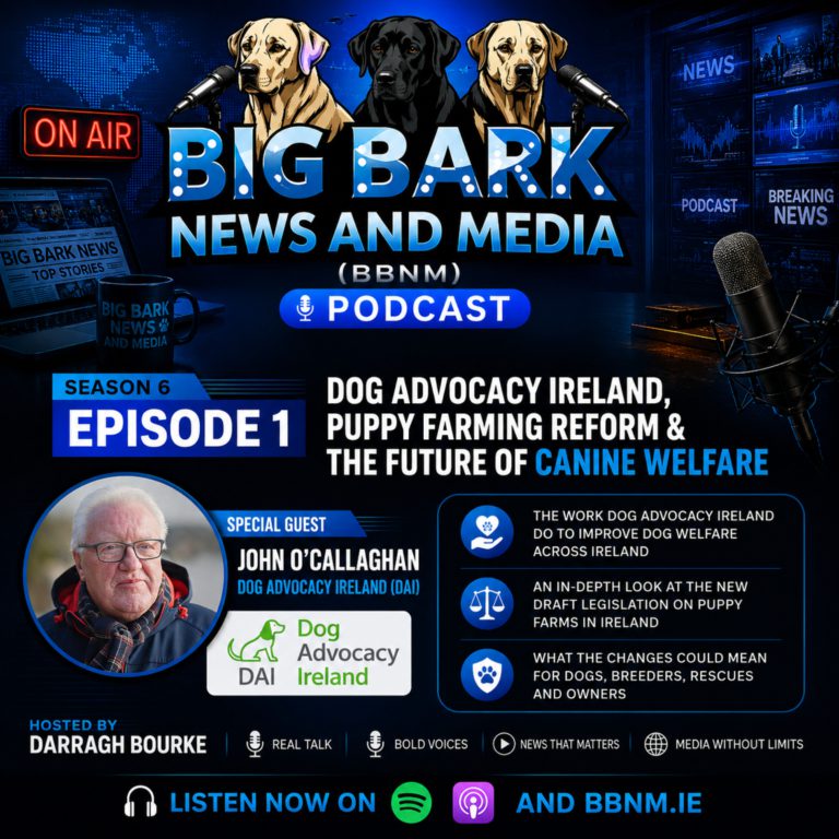 Season 6, Episode 1: Dog Advocacy Ireland, Puppy Farming Reform & The Future of Canine Welfare
